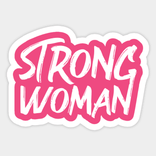 strong woman feminist Sticker